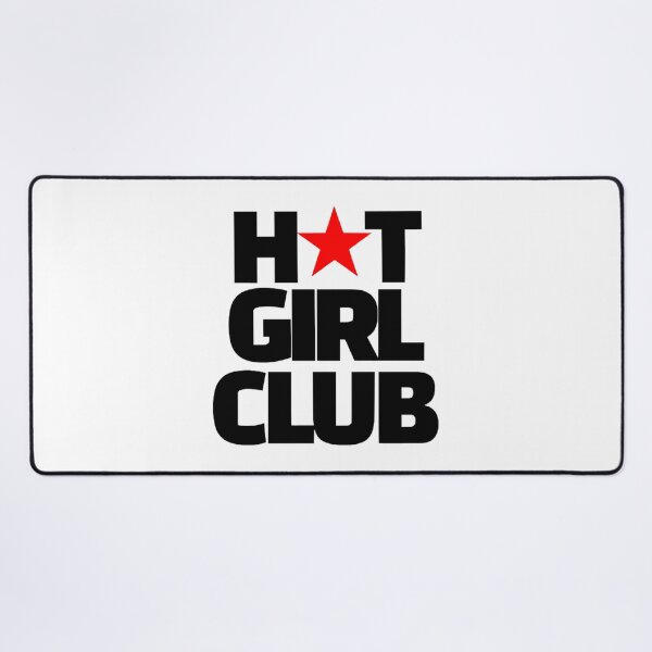 Item preview, Hot Girl Club Bold Typography Red Star Punk Graphic designed and sold by destelloacido.