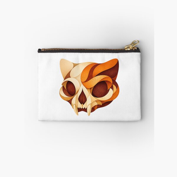 Item preview, Cat Skull – Warm Abstract designed and sold by LuveraxArt.