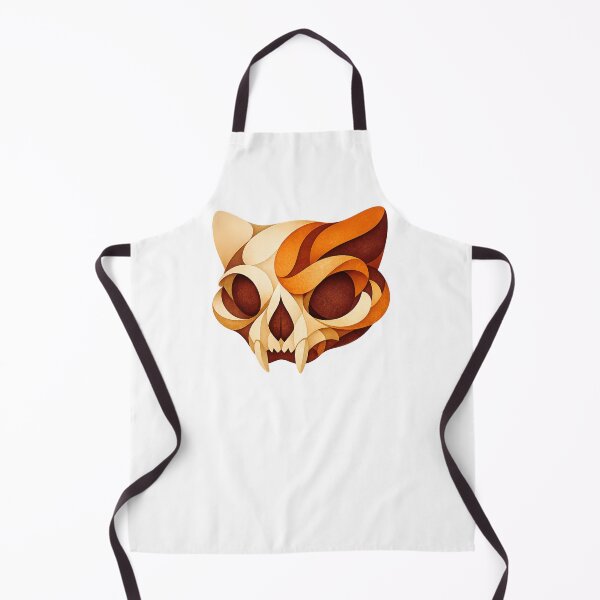 Item preview, Cat Skull – Warm Abstract designed and sold by LuveraxArt.
