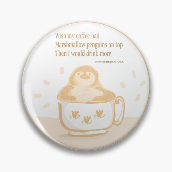 Item preview, Haiku Coffee Penguin designed and sold by elledeegee.