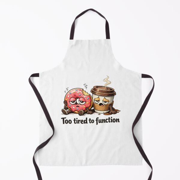Item preview, Tired Coffee Donut Funny Cute Meme Design | Exhausted Coffee Lover Donut Quote | Relatable Lazy Morning Humor Gift designed and sold by Dinaelsherkawy.