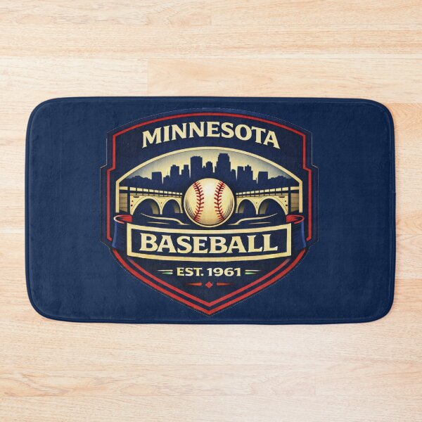 Item preview, Minnesota Baseball Vintage Badge Shirt Twin Cities Skyline Retro Design designed and sold by GhostDawgs.