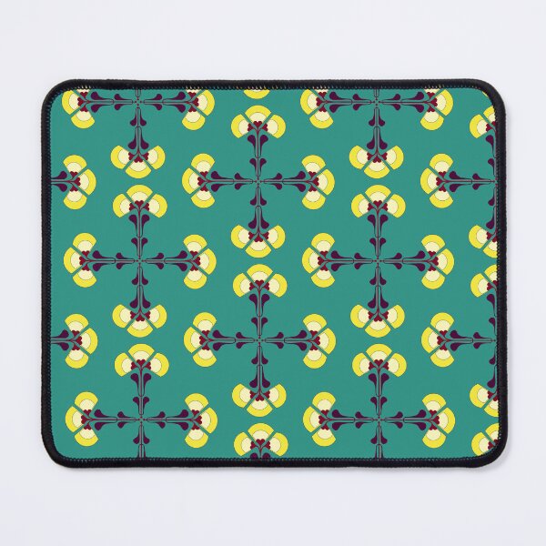 Item preview, Blue Floral Kaleidoscope Tile Pattern designed and sold by auran14.