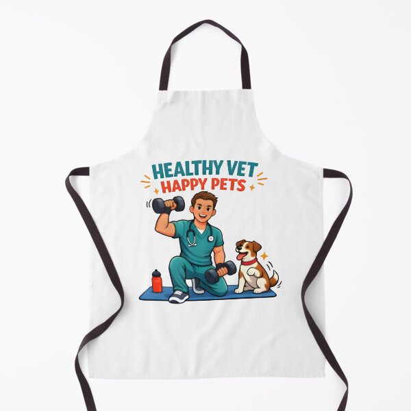 Item preview, Healthy Vet Happy Pets Workout Shirt | Veterinary Fitness Lifestyle Collection Design designed and sold by Bettybee00.