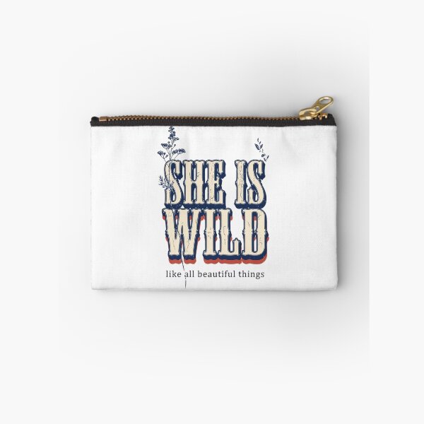 Item preview, She Is Wild Like All Beautiful Things Vintage Botanical Women Empowerment Quote designed and sold by ThefadedEra.