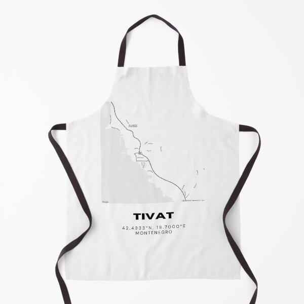 Item preview, Tivat Montenegro Minimalist Map Poster | Coastal City Street Map Art designed and sold by RM-Journey.