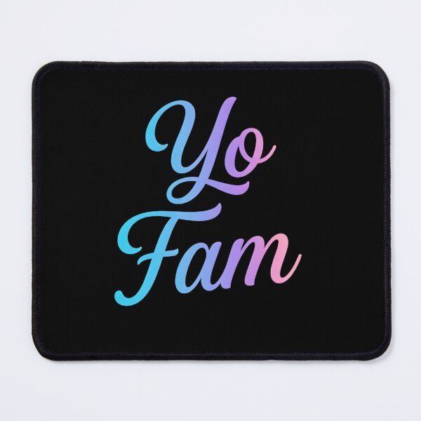 Item preview, Yo Fam Typography Design – Clean Script Streetwear Graphic | Modern Urban Calligraphy Text designed and sold by HOODYBUDSTYLES.