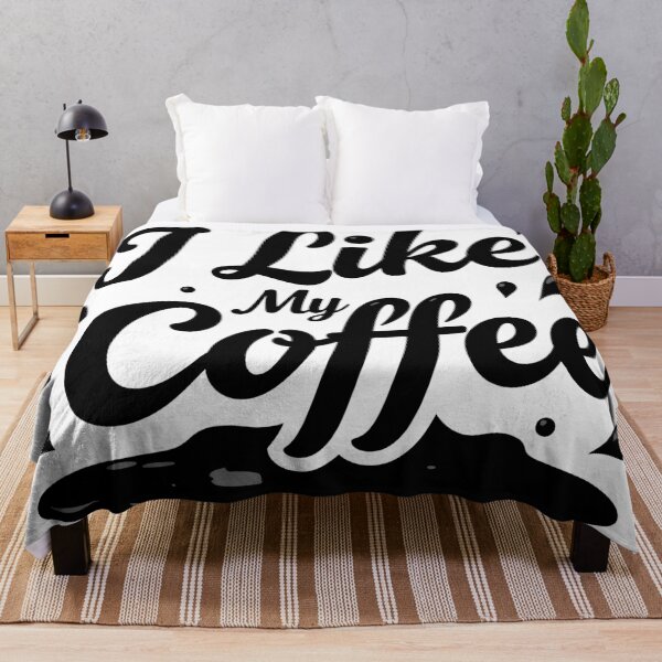 Item preview, I Like My Coffee Funny Quote Splash designed and sold by GrafTeesLab.