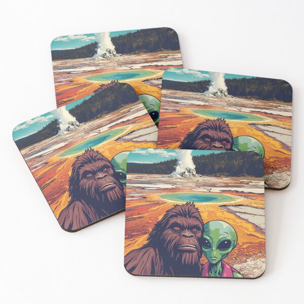 Item preview, Bigfoot & Alien Travel - Ol’ Faithful Yellowstone National Park  designed and sold by 3D SONS SUPPLY.