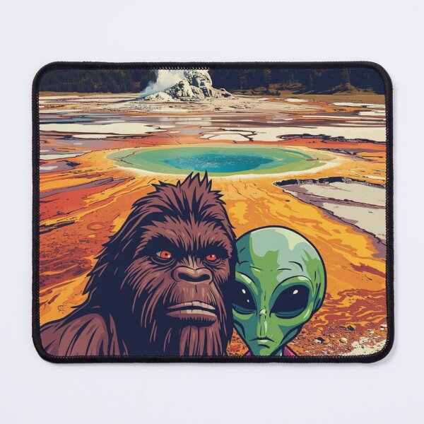 Item preview, Bigfoot & Alien Travel - Ol’ Faithful Yellowstone National Park designed and sold by 3D SONS SUPPLY.