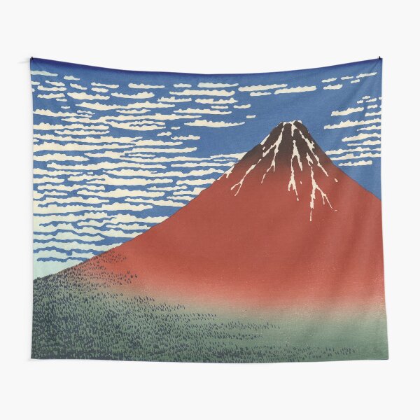 South Wind, Clear Sky - Katsushika Hokusai Tapestry