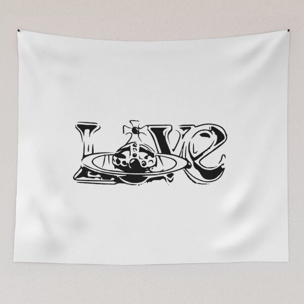 Item preview, Dark Love Skull Punk Graphic Black and White designed and sold by destelloacido.