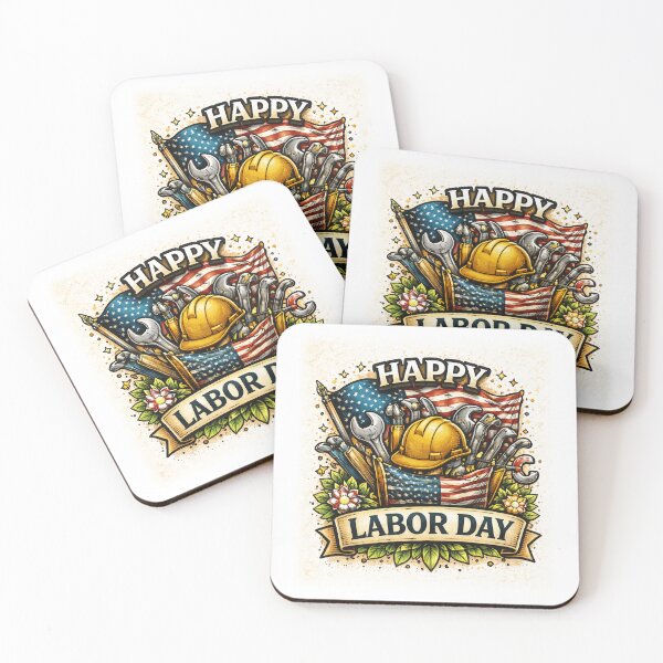 Item preview, Happy Labor Day Tools and American Flag – Workers Appreciation Design designed and sold by Bure-NS.