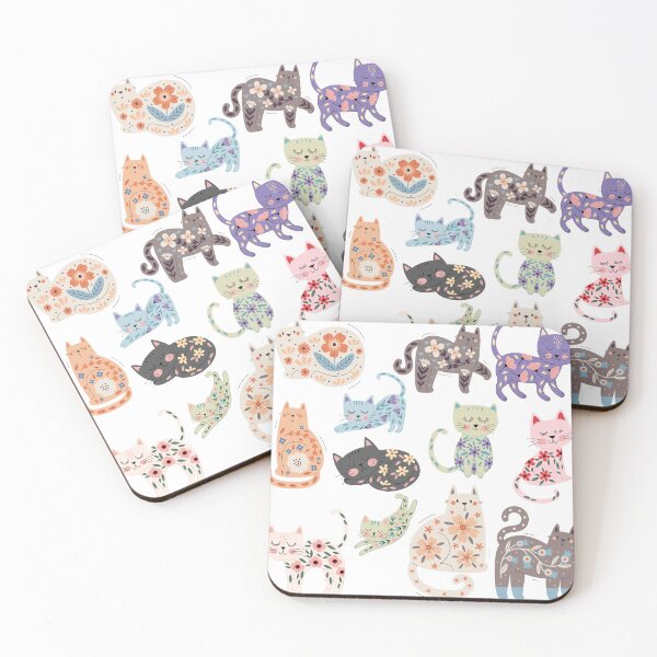 Item preview, Floral Kitties designed and sold by CowboyRaija.