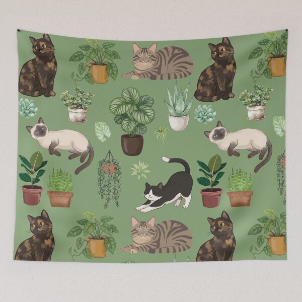 Item preview, Plants And Kitties designed and sold by CowboyRaija.