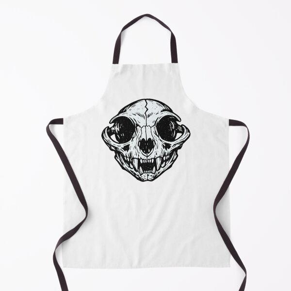 Item preview, Cat Skull – Dark Engraved designed and sold by LuveraxArt.