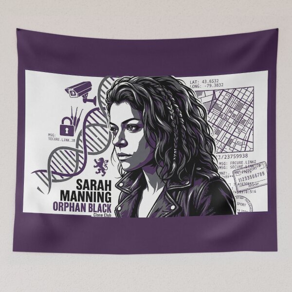 Item preview, Sarah Manning of the Clone Club Orphan Black designed and sold by LaRoach Digital Arts.