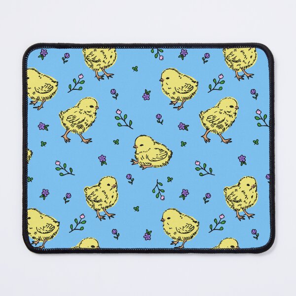 Item preview, Cute Baby Chick Pattern, Easter Spring Design, Farm Animal Illustration, Cottagecore Kids Aesthetic, Yellow Chick Print designed and sold by Pharmkitty.