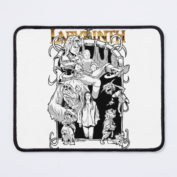 Item preview, Labyrinth black and white  designed and sold by BarnesComicArt.