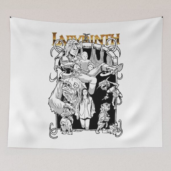 Item preview, Labyrinth black and white  designed and sold by BarnesComicArt.