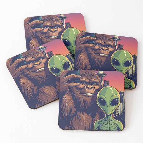 Item preview, Bigfoot & Alien Travel - Seattle designed and sold by 3D SONS SUPPLY.
