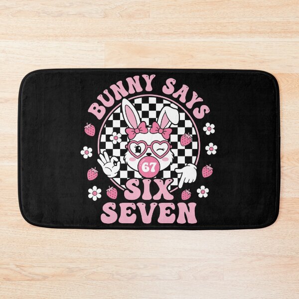 Item preview, 67 Funny Six Seven Meme Cute Rabbit Bunny designed and sold by Faissal Thomass.