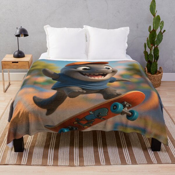 Item preview, Skater Sperm Whale designed and sold by Sillytoe.