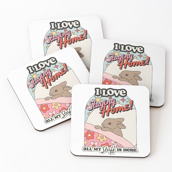 Item preview, I Love Staying Home! designed and sold by SlayPOPShop.