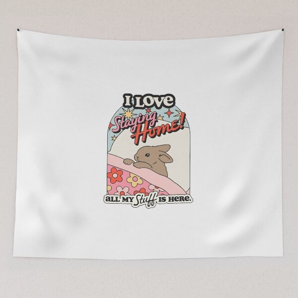 Item preview, I Love Staying Home! designed and sold by SlayPOPShop.