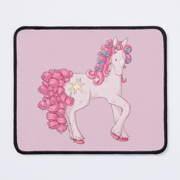 Item preview, Pink pony in hair rollers designed and sold by jucreats.png.