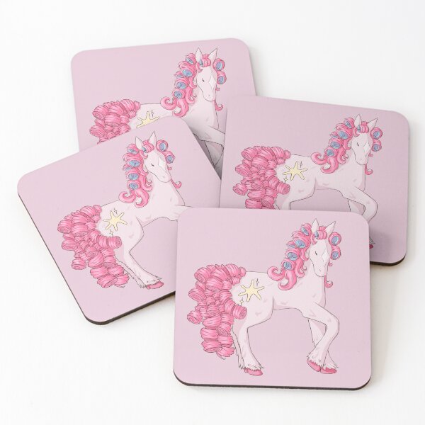 Item preview, Pink pony in hair rollers designed and sold by jucreats.png.