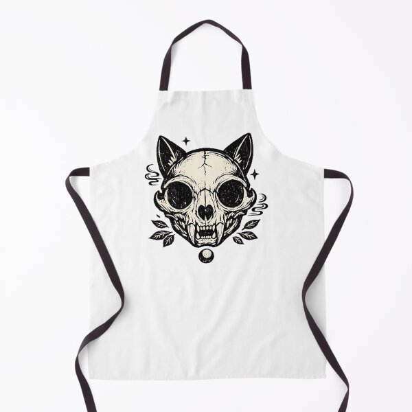 Item preview, Cat Skull – Dark Engraved designed and sold by LuveraxArt.