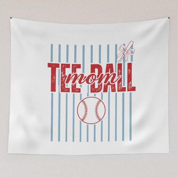 Item preview, Tee Ball Mom Proud Baseball Chaos Life designed and sold by FreshVibe Prints.