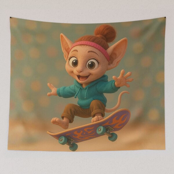 Item preview, Skater Sphynx Girl designed and sold by Sillytoe.
