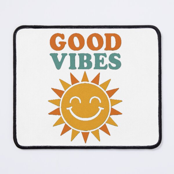 Item preview, Retro 70s Good Vibes Smiling Sun designed and sold by Xnuery.