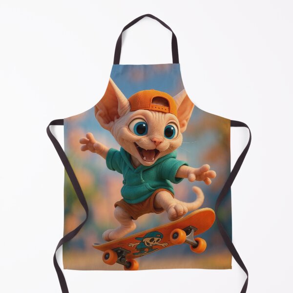 Item preview, Skater Sphynx Cat designed and sold by Sillytoe.