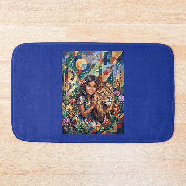 Item preview, The girl and the lion. designed and sold by Natalia-Vlad.