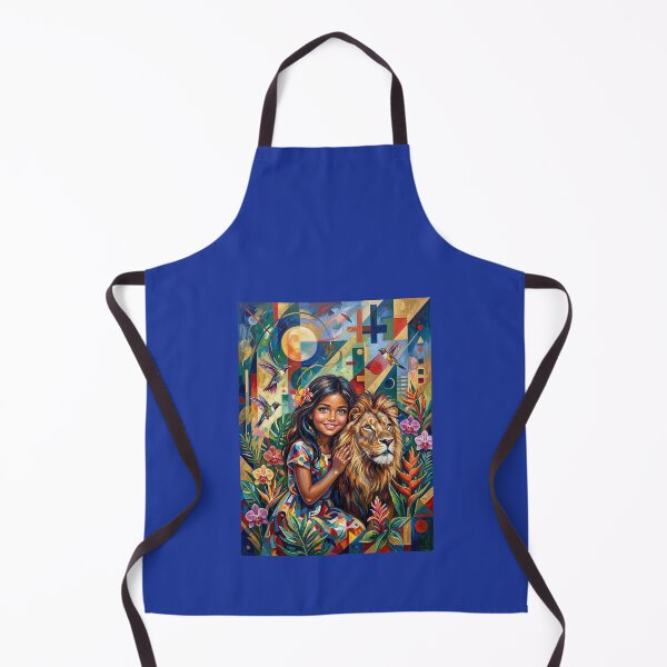 Item preview, The girl and the lion. designed and sold by Natalia-Vlad.