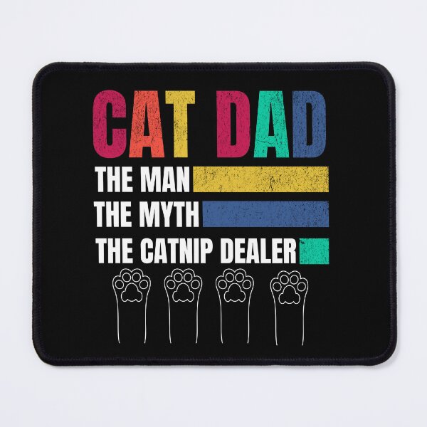 Item preview, Retro Cat Dad Shirt Funny Vintage Distressed Cat Lover Gift for Pet Owners designed and sold by LivingFullofFun.
