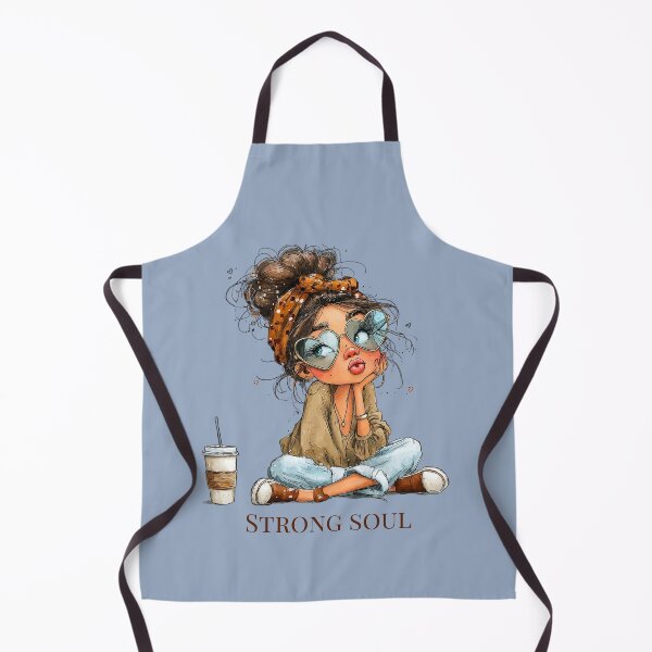 Item preview, Strong Soul Vintage Coffee Girl - Cozy & Healing Aesthetic designed and sold by Tania|Palabras que abrazan el alma .