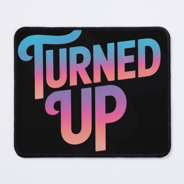 Item preview, TURNED UP Typography Design – Bold Streetwear Graphic | Modern Urban Text Aesthetic designed and sold by HOODYBUDSTYLES.