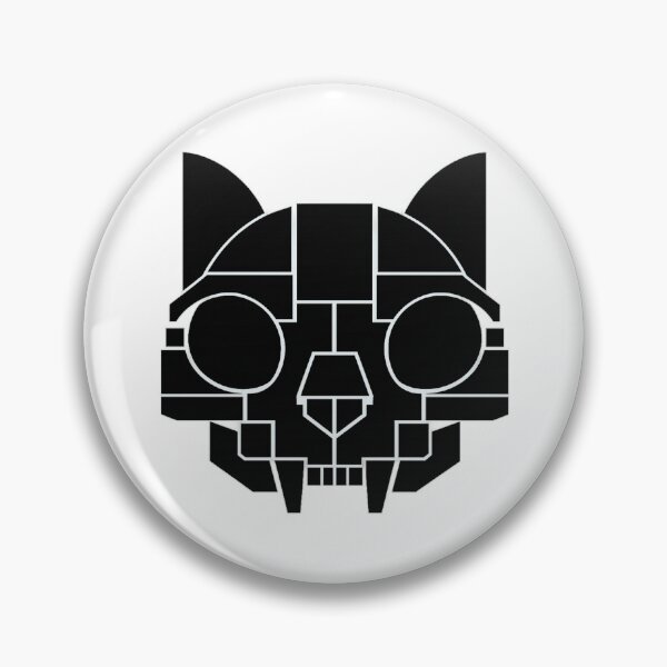 Item preview, Cat Skull – Tech Geometry designed and sold by LuveraxArt.
