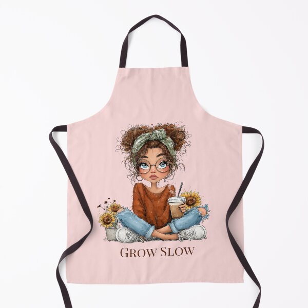 Item preview, Grow Slow Vintage Coffee Girl - Cozy & Healing Aesthetic designed and sold by Tania|Palabras que abrazan el alma .
