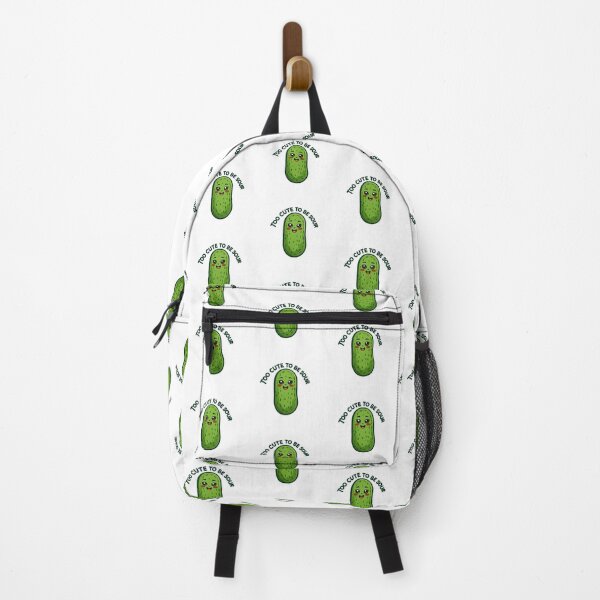 Item preview, Too Cute To Be Sour Funny Pickle Pun Shirt designed and sold by Basma Designs | Retro, Kawaii Shirts & Stickers.