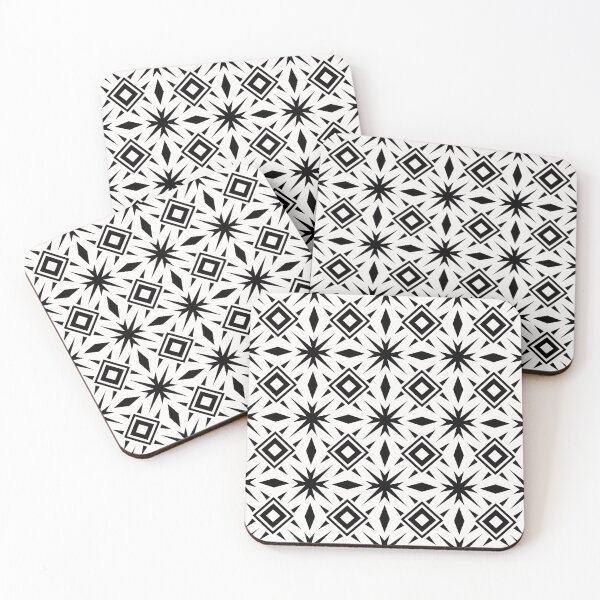 Item preview, Geometric Monochrome Pattern ADG P25.P01.102 designed and sold by Space & Care - Art Deco GeoMetrica.