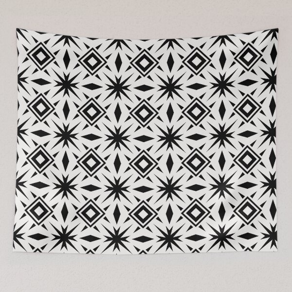Item preview, Geometric Monochrome Pattern ADG P25.P01.102 designed and sold by Space & Care - Art Deco GeoMetrica.