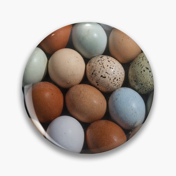 Item preview, Farm Fresh Egg Mosaic Natural Egg Color Palette designed and sold by Sarcastic Narwhal.