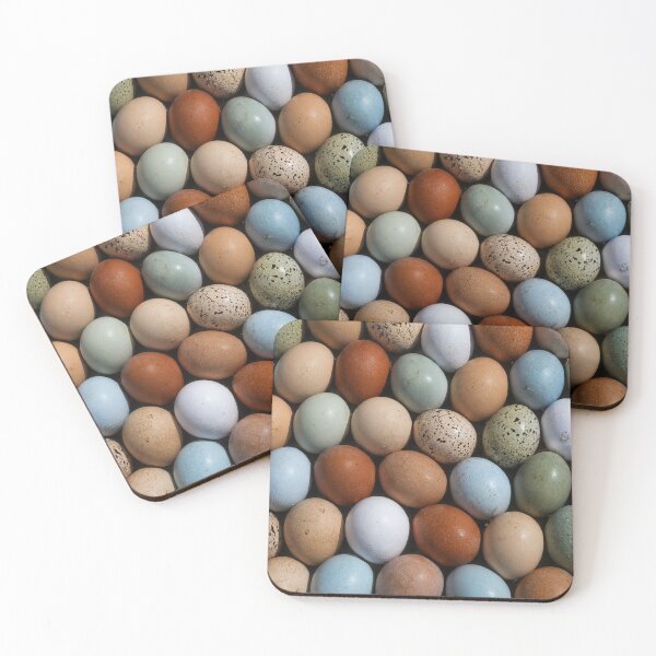 Item preview, Farm Fresh Egg Mosaic Natural Egg Color Palette designed and sold by Sarcastic Narwhal.