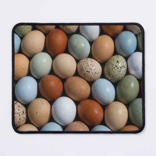 Item preview, Farm Fresh Egg Mosaic Natural Egg Color Palette designed and sold by Sarcastic Narwhal.