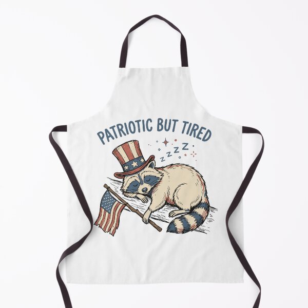 Item preview, Patriotic But Tired Raccoon Retro USA 250th Anniversary designed and sold by honkglobin.